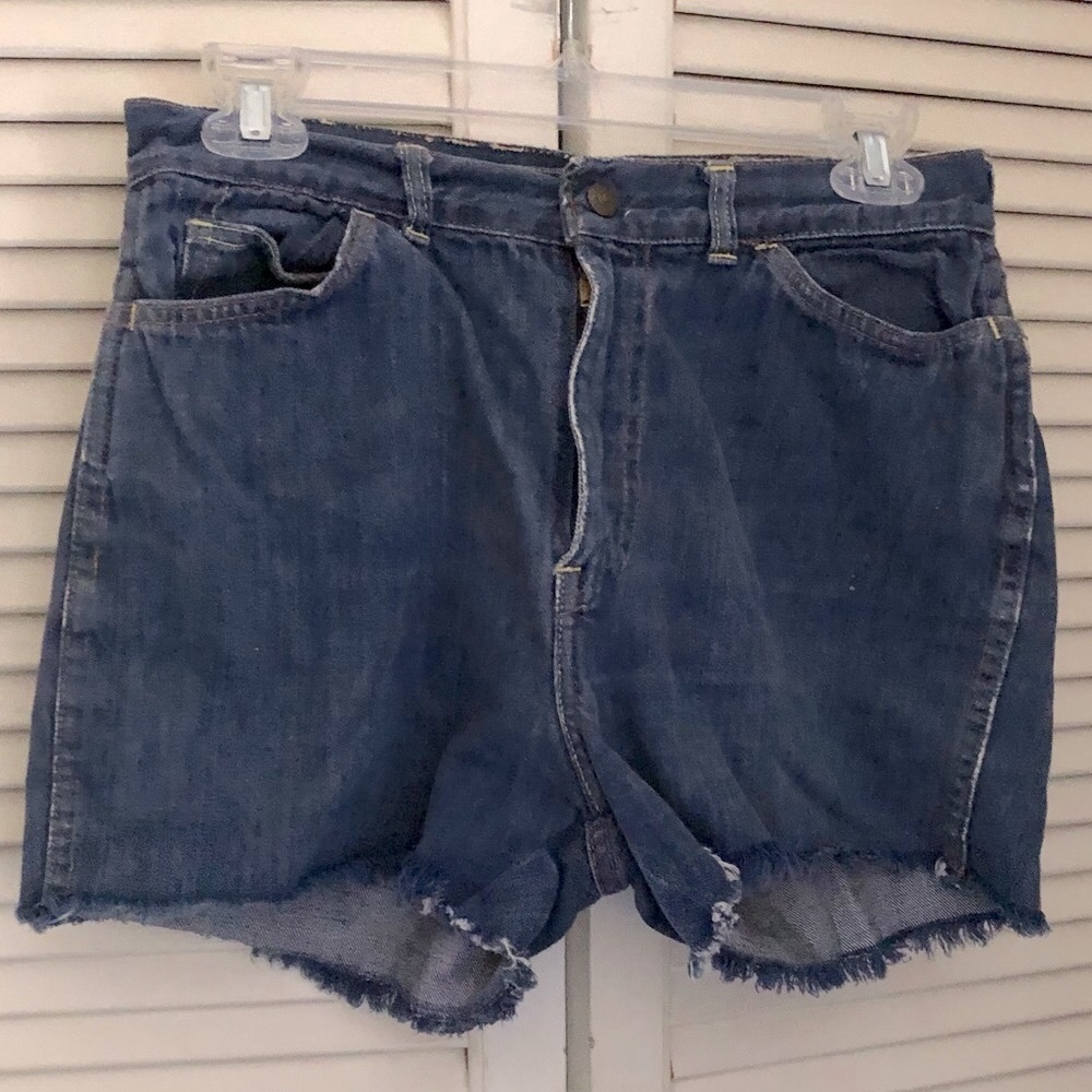 Rare! Vintage 60s Levis for Gals White Tag Hi Rise Jeans Shorts W30